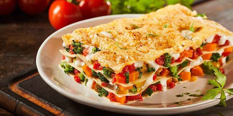 receita de lasanha vegetariana