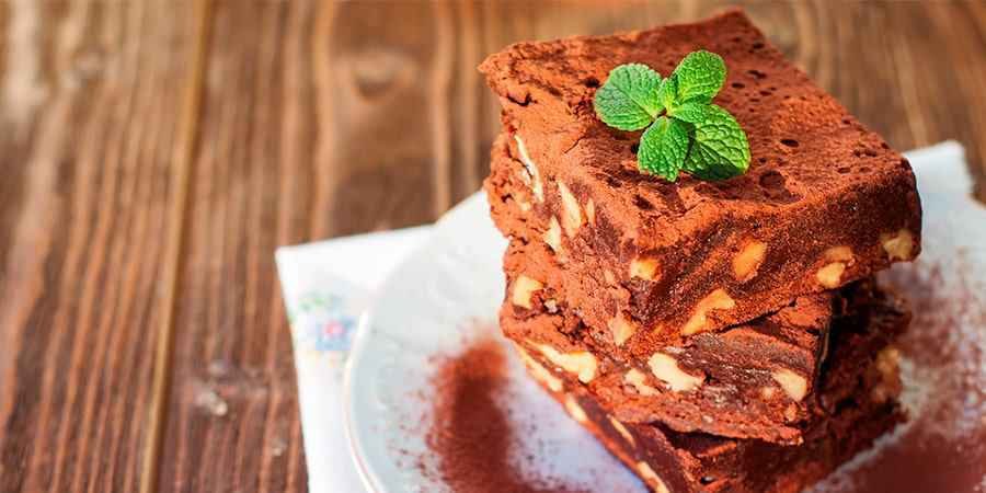 brownie de amendoim