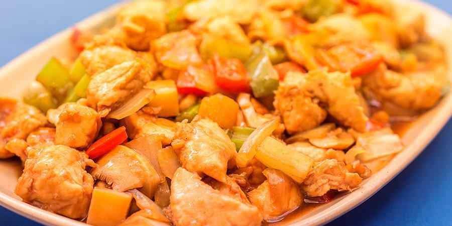 frango com legumes