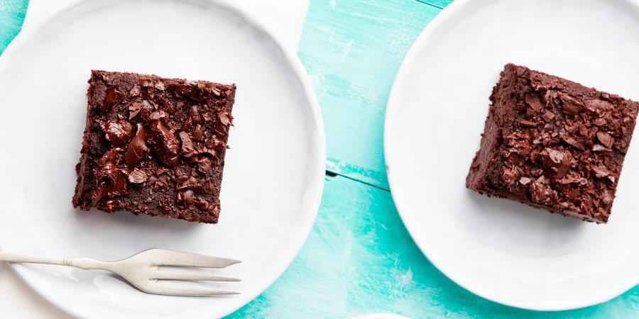 brownie de cacau com farinha de coco orgânica