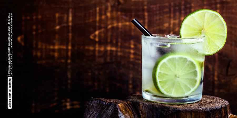 caipirinha de limão com cachaça