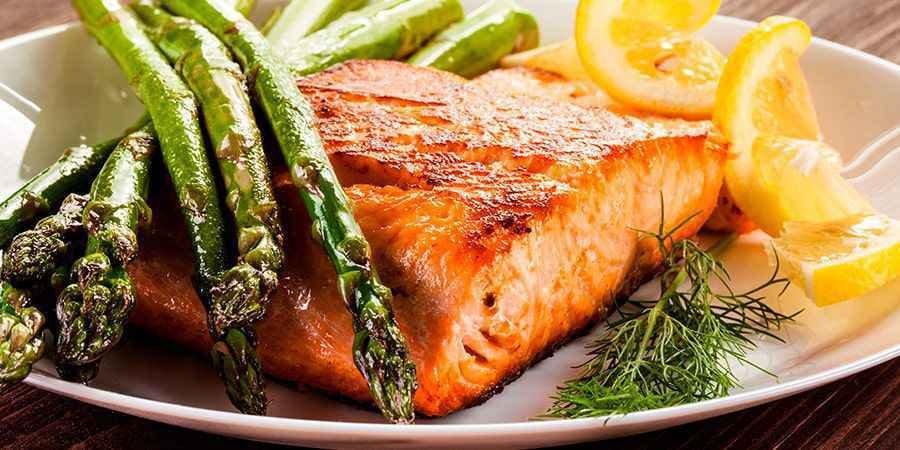 salmão assado receita