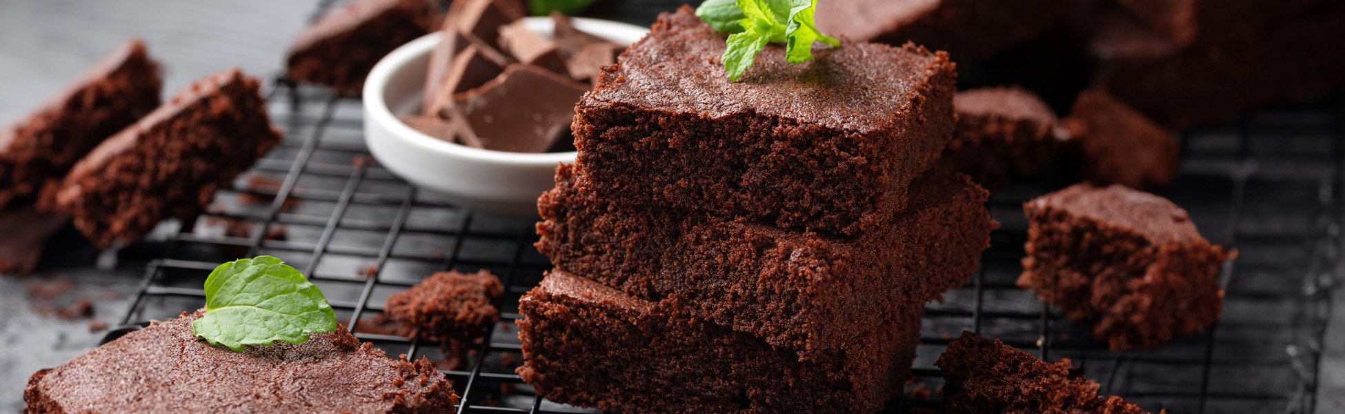 Recheio de brownie