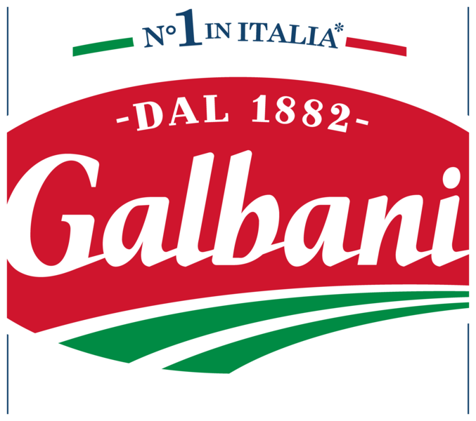 Logo da marca apoiadora Galbani